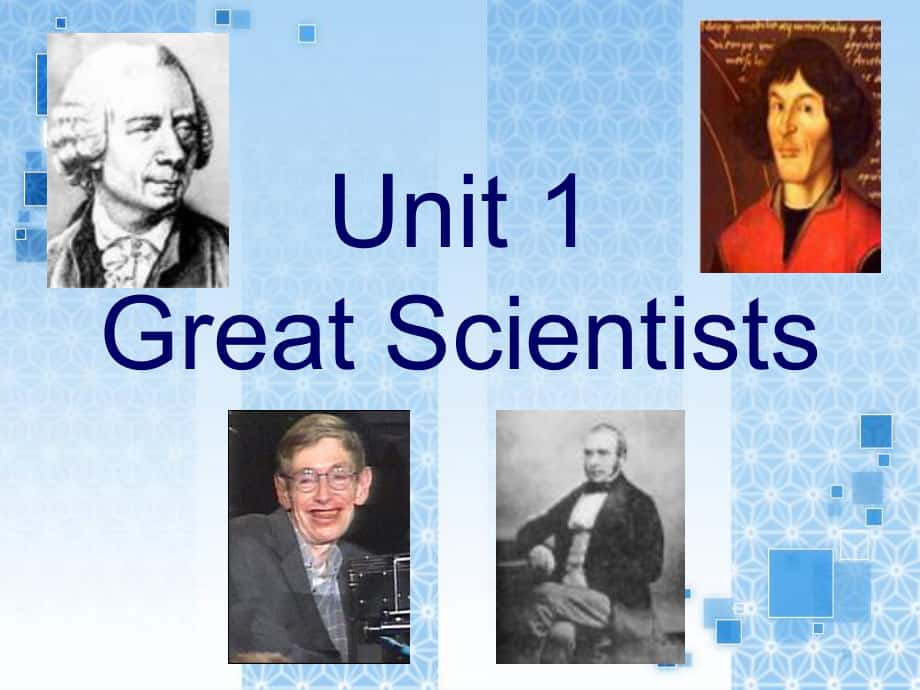 新人教版必修五 UNIT 1 GREAT SCIENTISTS单元课件高中课件_第1页