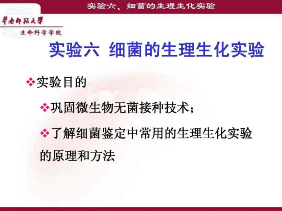 實驗六、細菌的生理生化實驗 微生物課件_第1頁