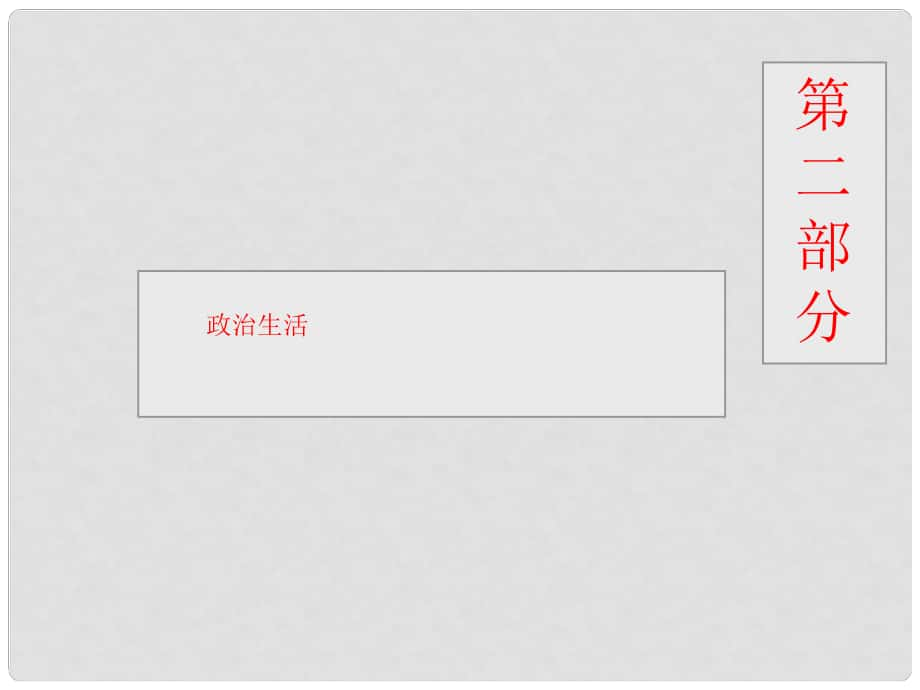 高中政治導(dǎo)學(xué)教材 1.1《生活在人民當(dāng)家作主的國家》課件 新人教版必修2_第1頁