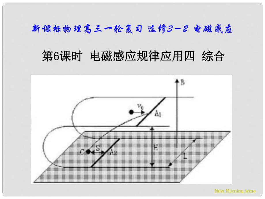 吉林省長(zhǎng)市第五中學(xué)高三物理 第6課時(shí) 電磁感應(yīng)規(guī)律應(yīng)用四課件_第1頁(yè)