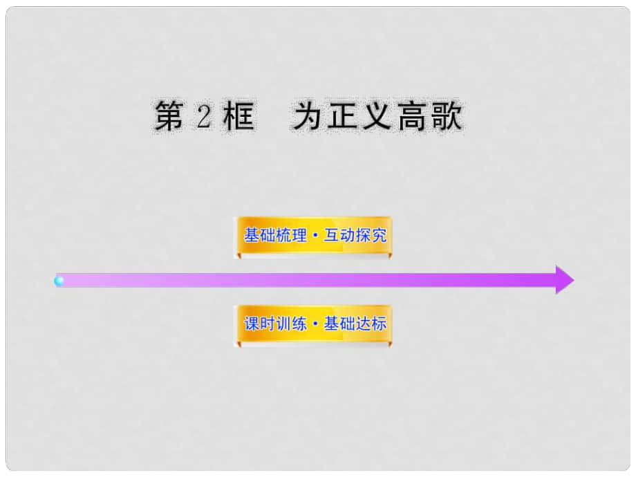 山東省鄒城市八年級(jí)政治《為正義高歌》課件 魯教版_第1頁(yè)