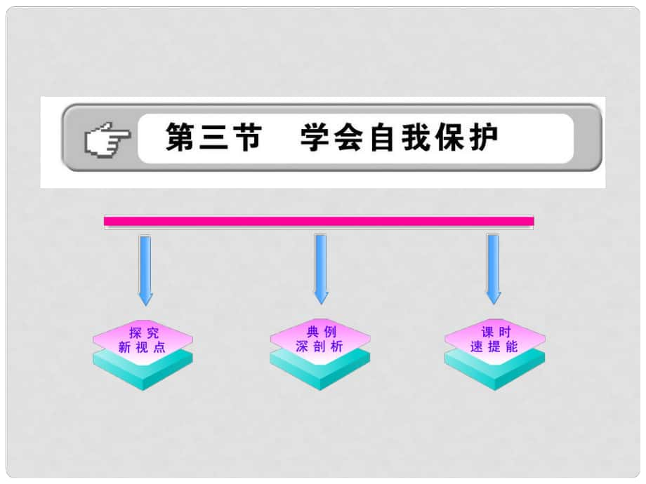 1112版八年級政治上冊 53《學會自我保護》課件 湘教版_第1頁