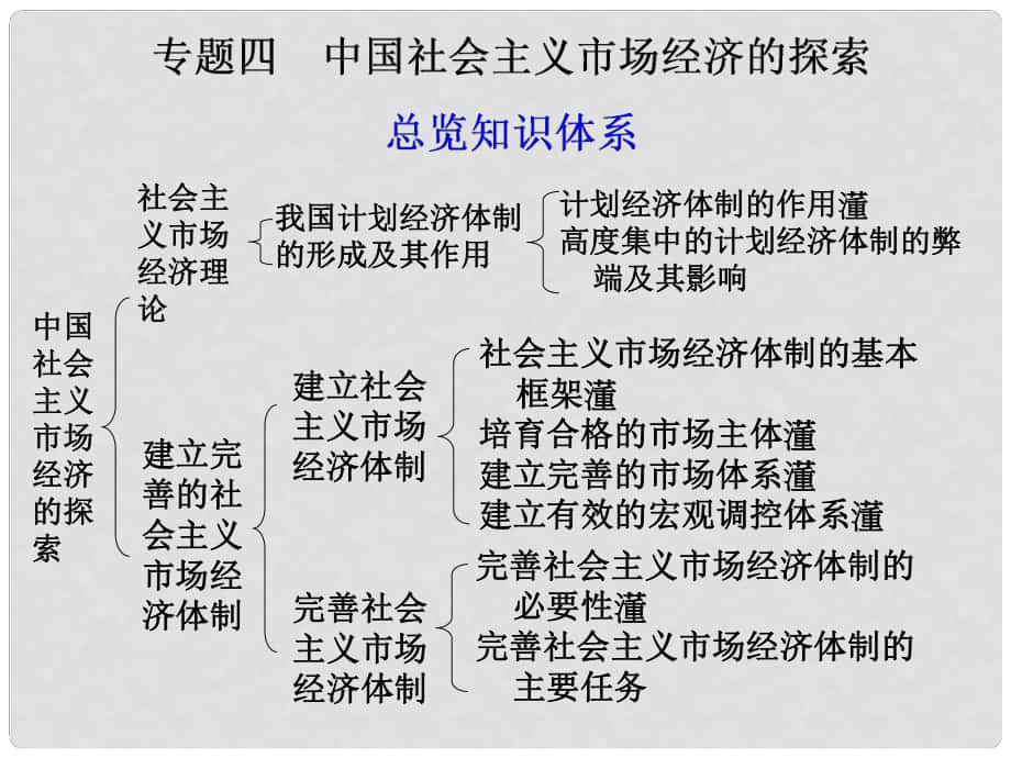 浙江省東陽市高中政治 專題四社會(huì)主義經(jīng)濟(jì)理論的初期探討課件 新人教版選修2_第1頁