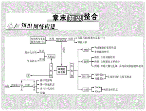 高考生物總復(fù)習(xí) 第2章 章末知識整合課件 新人教版必修1