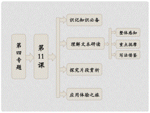 高中語文 第四專題 第11課 云南冬天的樹林課件 蘇教版選修《現(xiàn)代散文選讀》