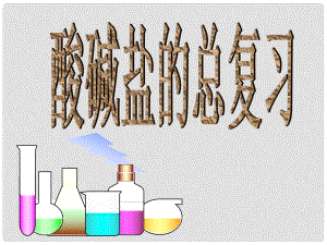 重庆市巴南区九年级化学《酸碱盐的总复习》课件 人教新课标版
