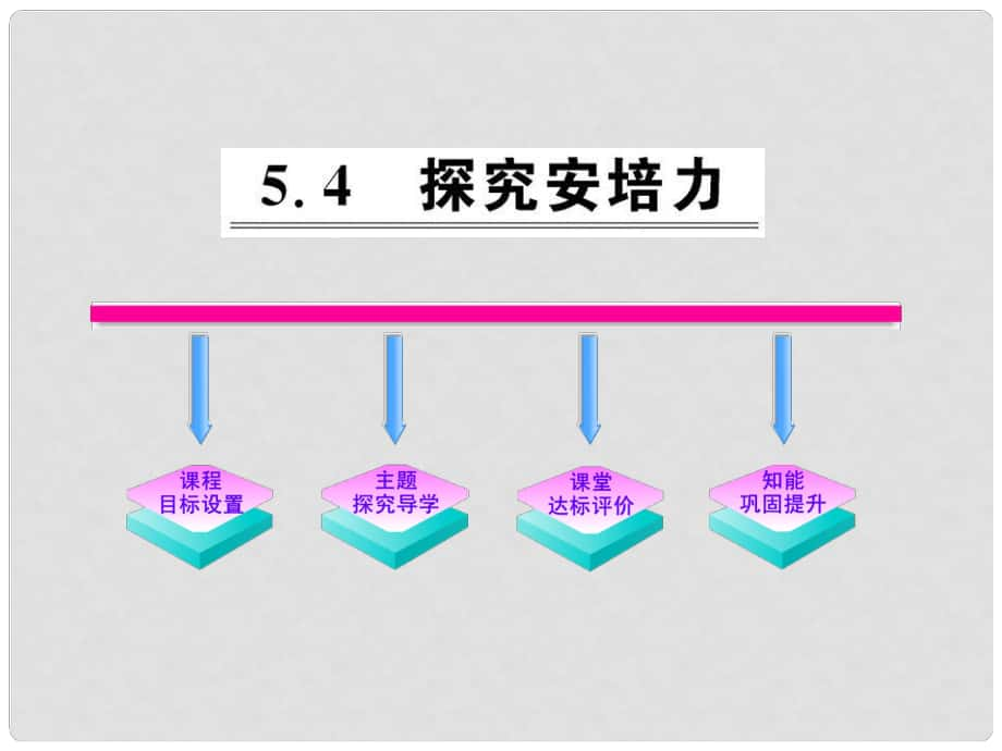 1011版高中物理 5.4探究安培力課時(shí)講練通課件 滬科版選修31_第1頁