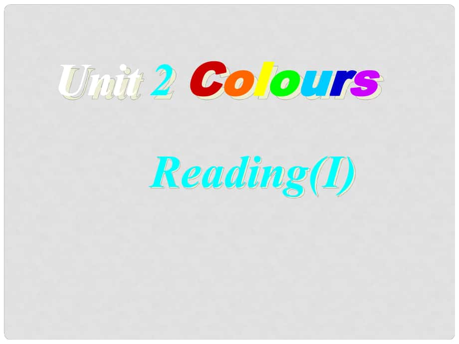 九年級(jí)英語(yǔ)上冊(cè) colours and moods課件 牛津版_第1頁(yè)