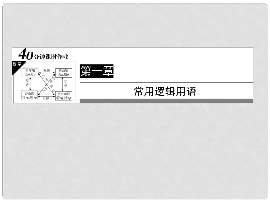 高中數(shù)學(xué) 充要條件的應(yīng)用課件 新人教A版選修21_第1頁(yè)