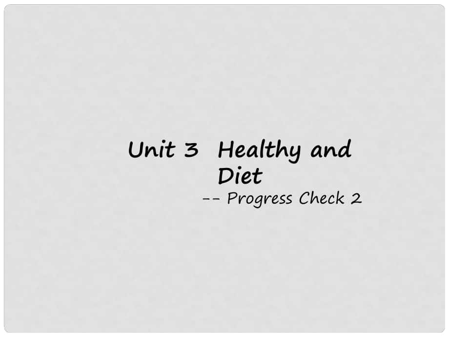 七年級英語下冊 Unit 2 Progress Check 2課件2 上海新世紀(jì)版_第1頁