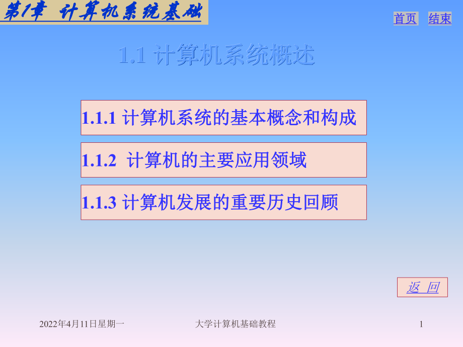 計(jì)算機(jī)應(yīng)用基礎(chǔ)：第1章 計(jì)算機(jī)系統(tǒng)基礎(chǔ)_第1頁