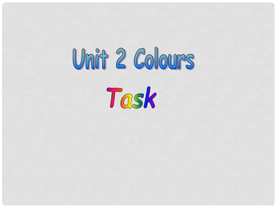 江蘇省永豐縣初級中學九年級英語上冊 Unit 2 Colour Task課件 （新版）牛津版_第1頁