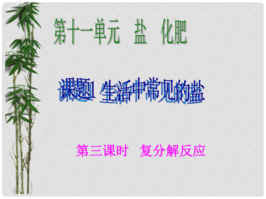 湖南省耒陽市冠湘中學(xué)九年級(jí)化學(xué)下冊(cè) 第十一單元 課題1 生活中常見的鹽課件3 新人教版_第1頁