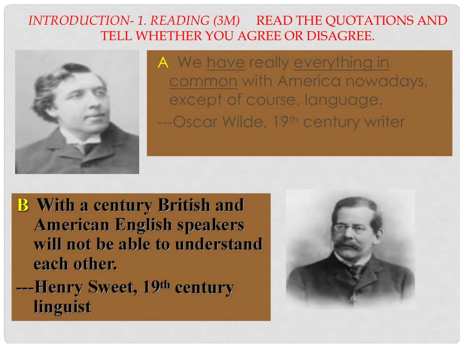 高中英語(yǔ) module1 《British and American English》課件（1） 外研版必修5_第1頁(yè)