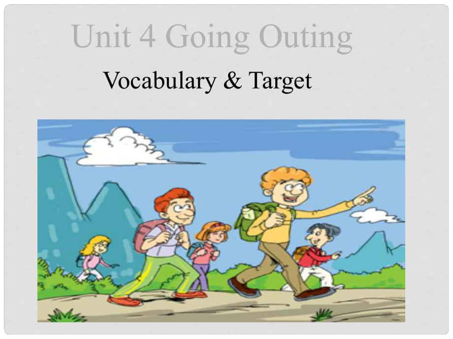 五年級英語下冊 Unit 4《Going Outing》課件1 廣東版開心_第1頁