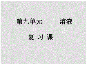 江蘇省鹽城市亭湖新區(qū)實驗學(xué)校九年級化學(xué)下冊 第九單元 溶液課件2 （新版）新人教版