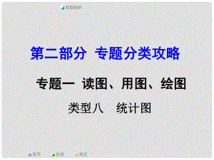 中考地理 第二部分 專題分類攻略 專題一 讀圖、用圖、繪圖 類型八 統(tǒng)計(jì)圖課件 商務(wù)星球版