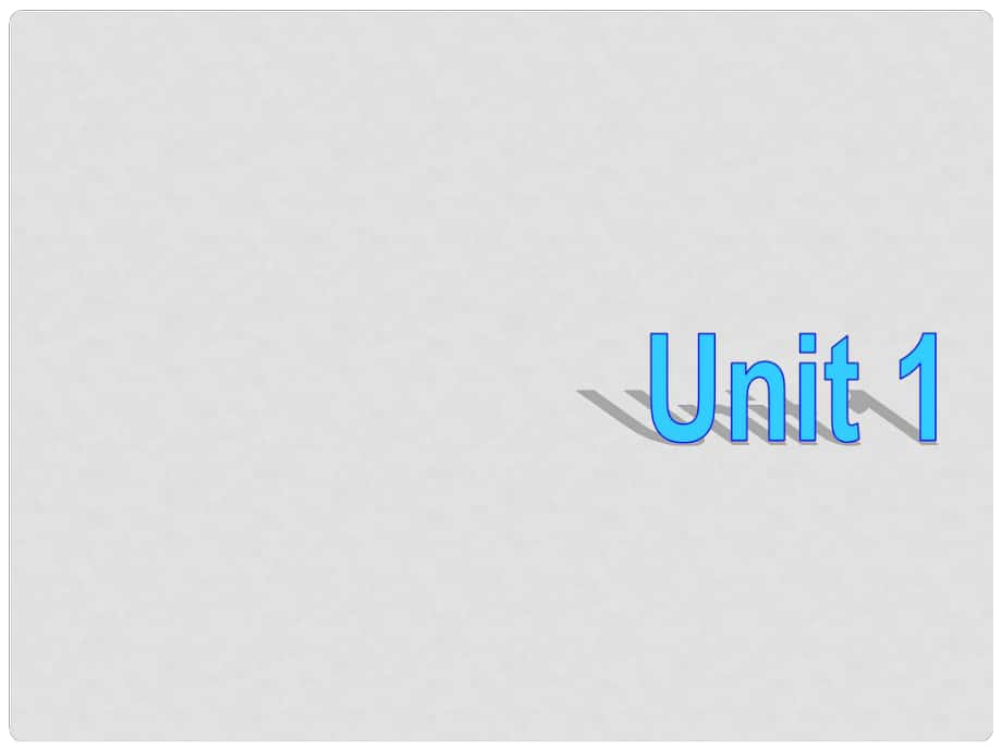 江苏省东海县横沟中学八年级英语上册 Unit 1 Friend Grammar课件 （新版）牛津版_第1页