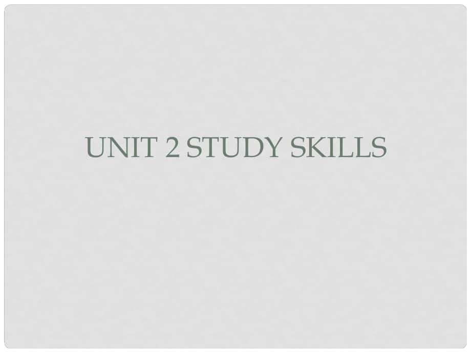 江蘇省東?？h橫溝中學(xué)七年級英語下冊 Unit 2 Neighbours study skill課件 （新版）牛津版_第1頁