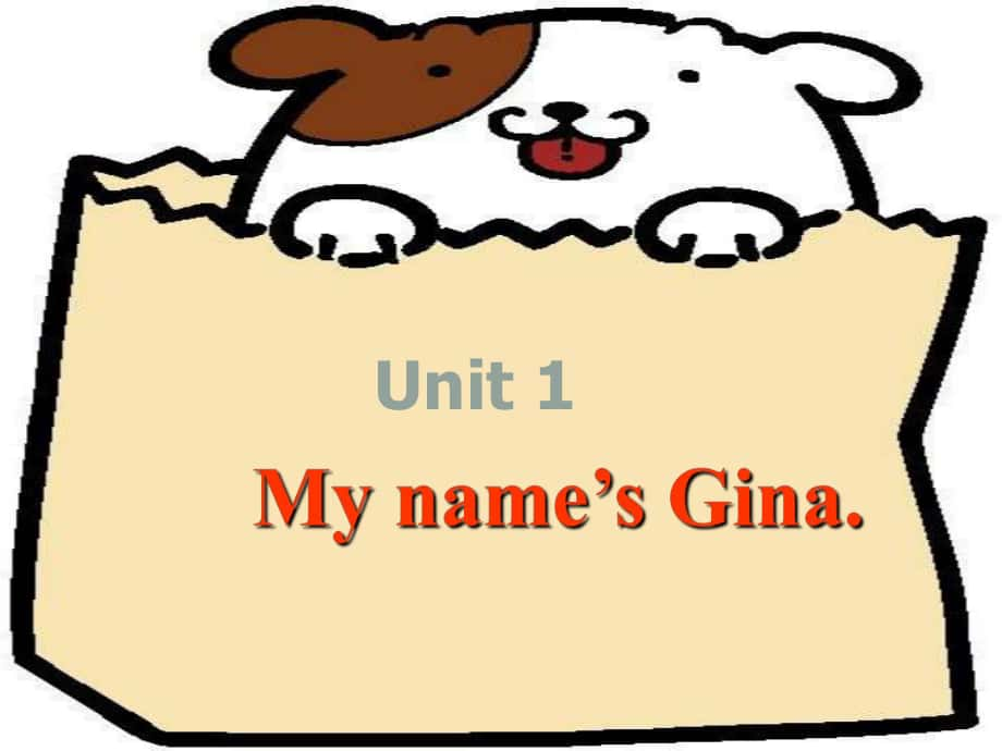 海南省華僑中學三亞學校七年級英語上冊 Unit 1 My name’s Gina課件 （新版）人教新目標版_第1頁