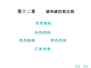 中考化學(xué) 第十二章 碳和碳的氧化物復(fù)習(xí)課件 新人教版