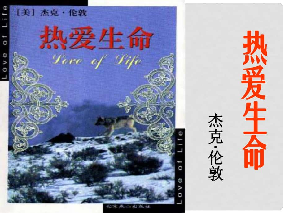 遼寧省燈塔市第二初級(jí)中學(xué)九年級(jí)語文下冊(cè) 第8課 熱愛生命課件 新人教版_第1頁