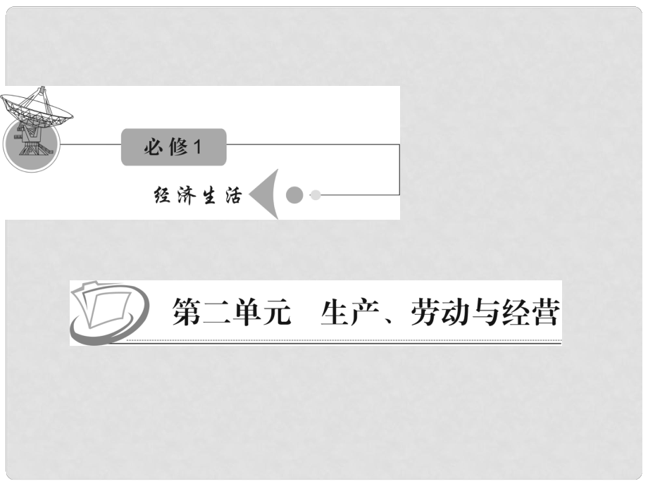 江苏省高三政治 第二单元第五课第一课时 公司的经营复习课件 新人教版必修1_第1页