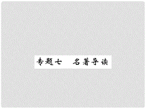 九年級語文上冊 專題七 名著導(dǎo)讀課件 （新版）新人教版