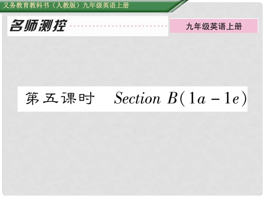 九年级英语全册 Unit 7 Teenagers should be allowed to choose their own clothes（第5课时）Section B（1a1e）课件 （新版）人教新目标版_第1页