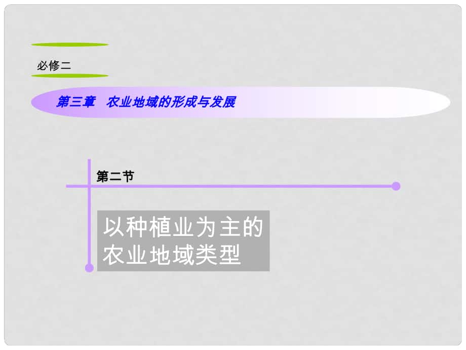 山西省高考地理復(fù)習(xí) 第3章 第2節(jié)以種植業(yè)為主的農(nóng)業(yè)地域類型課件 新人教版必修2_第1頁