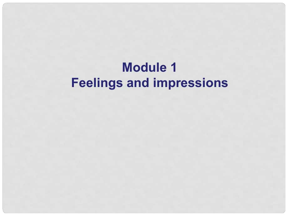 八年級(jí)英語(yǔ)下冊(cè) Module 1 Feelings and impressions Unit 2 I feel nervous when I speak Chinese課件1 （新版）外研版_第1頁(yè)