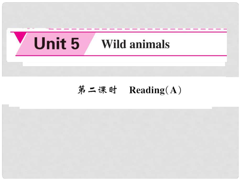 八年級(jí)英語(yǔ)上冊(cè) Unit 5 Wild animals（第2課時(shí)）課件 （新版）牛津版_第1頁(yè)