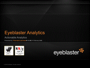 PPT模板PPT达人必备精案例—广告数据分析公司eyeblaster的PPT案例