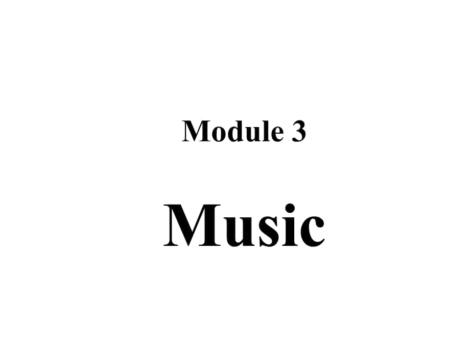 遼寧省沈陽市第二十一中學(xué)高中英語 Module 3 Music Language Points課件 外研版必修2_第1頁