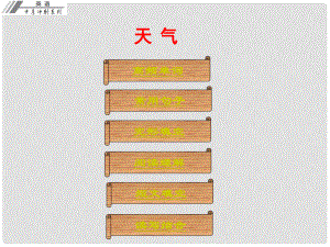 廣東省中考英語沖刺復(fù)習(xí) 話題專題訓(xùn)練 天氣課件