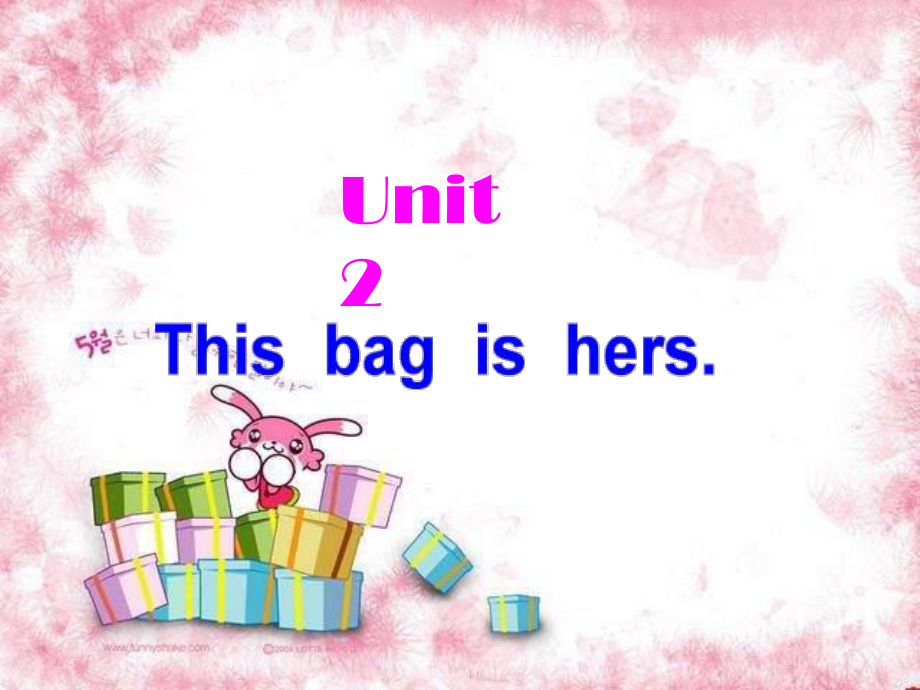 外研版(三起)五上nit 2 This bag is hersppt課件_第1頁