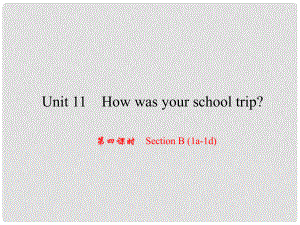 原（浙江專版）七年級(jí)英語下冊(cè) Unit 11 How was your school trip（第4課時(shí)）Section B(1a1d)課件 （新版）人教新目標(biāo)版