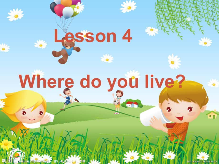 五年級英語下冊 Lesson 4《Where do you live》課件4 科普版_第1頁