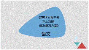 云南省中考語(yǔ)文 記敘文精準(zhǔn)復(fù)習(xí)課件