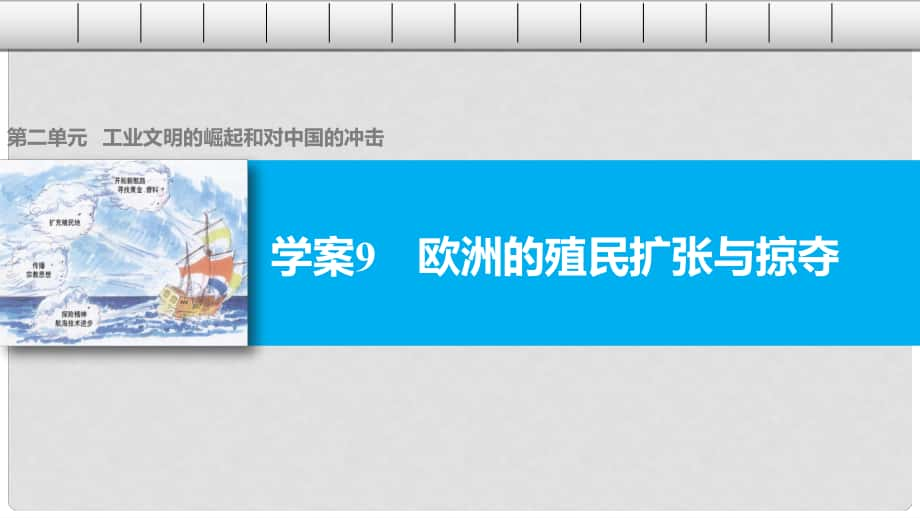 高中歷史 第二單元 工業(yè)文明的崛起和對(duì)中國的沖擊 9 歐洲的殖民擴(kuò)張與掠奪課件 岳麓版必修2_第1頁