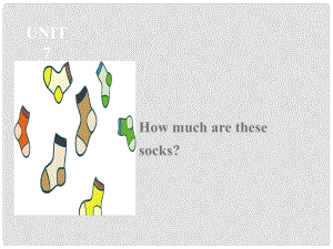 新素質(zhì)方略七年級(jí)英語(yǔ)上冊(cè) Unit 7 How much are these socks課件1 （新版）人教新目標(biāo)版