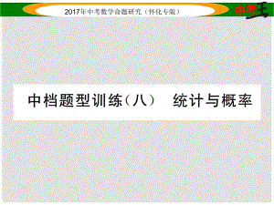 中考數(shù)學(xué)總復(fù)習(xí) 第二編 中檔題型突破專項訓(xùn)練篇 中檔題型訓(xùn)練（八）統(tǒng)計與概率課件