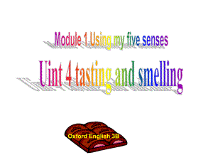 牛津滬教三下Module1Unit4Tastingandsmelling課件