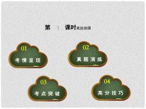 點撥中考河北省中考政治 教材考點提煉 第10課時 依法治國課件