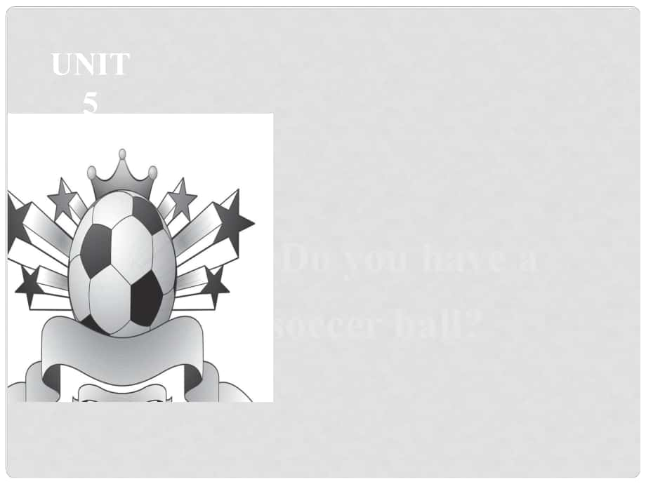 新素質(zhì)方略七年級英語上冊 Unit 5 Do you have a soccer ball課件2 （新版）人教新目標版_第1頁