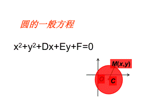 圓的一般方程課件 (2)