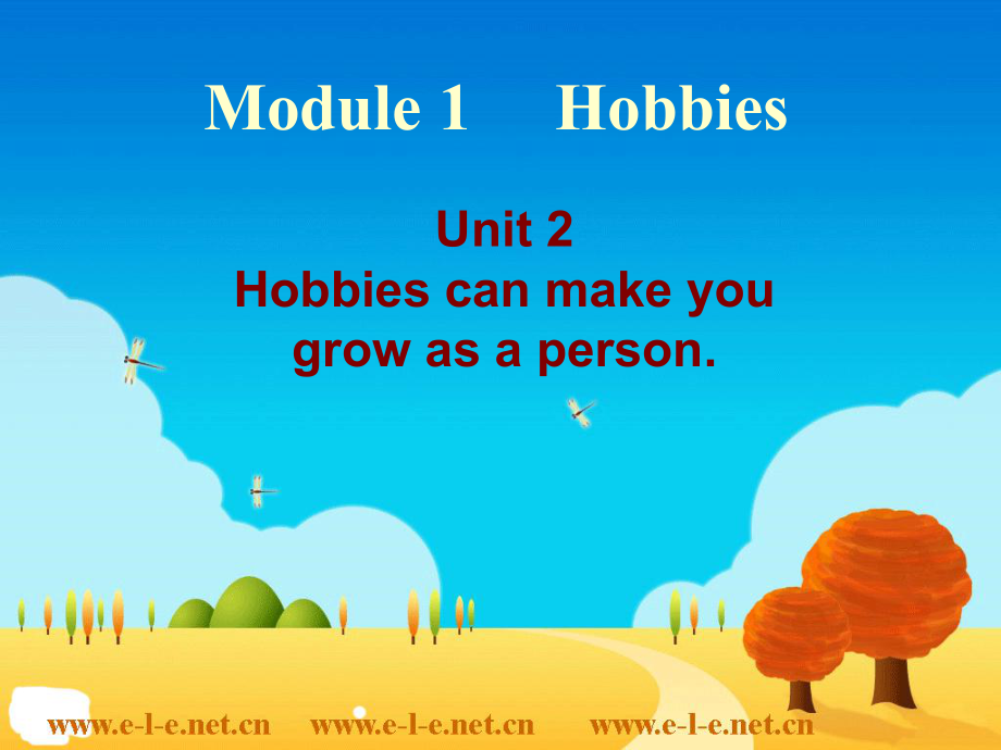 外研版初中英語八年級(jí)下冊Module 6 Unit2 Hobbies can make you grow as a person課件1_第1頁