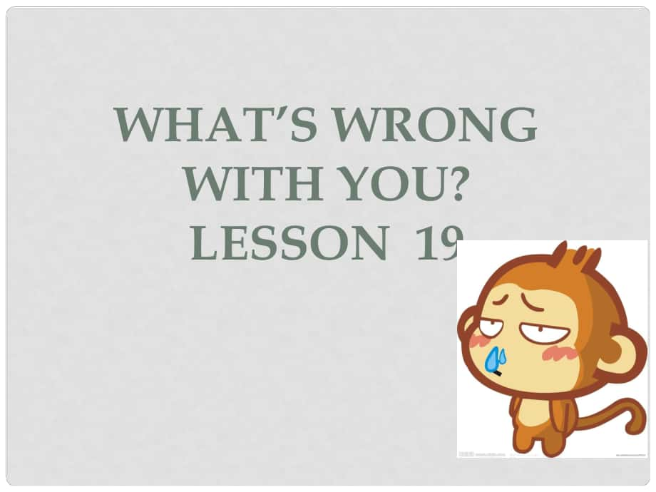 五年級英語下冊 Unit 4《What’s wrong with you》課件3 人教精通版（三起）_第1頁