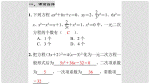 中考數(shù)學綜合復習與測試 第5節(jié) 一元二次方程及其應用 第10課時 一元二次方程專題課件 北師大版