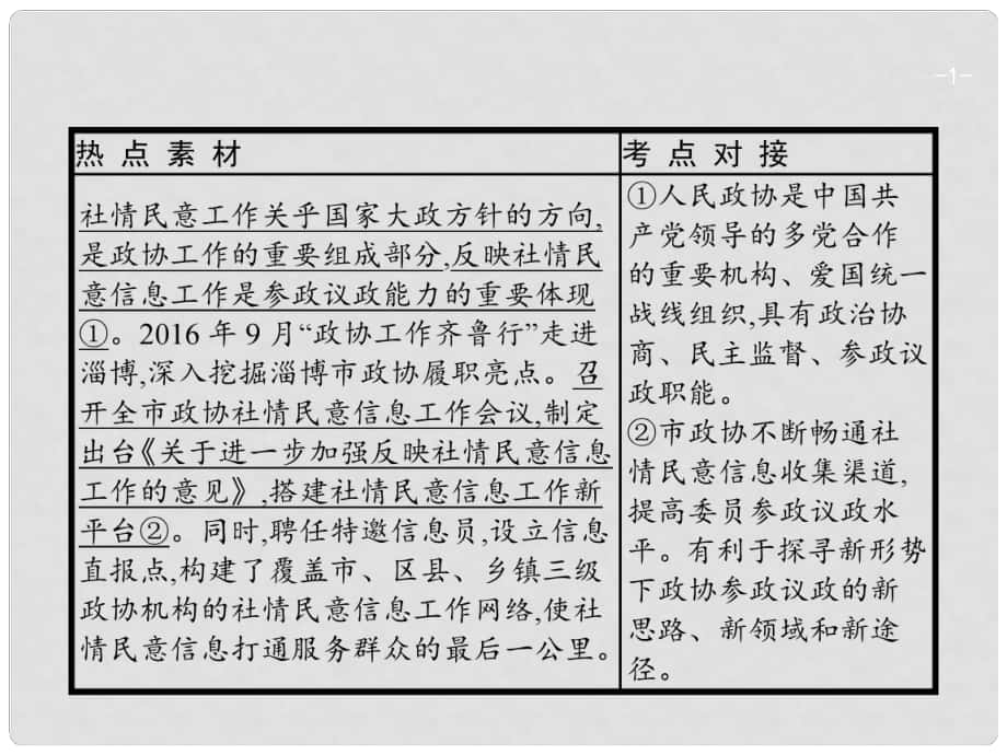 高考政治一轮复习 第三单元 发展社会主义民主政治单元整合课件 新人教版必修2_第1页